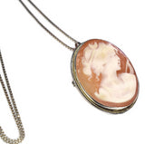 Sterling Goddess Diana Cameo Brooch Pendant with Chain c1977 - Premier Estate Gallery 3