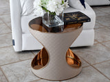 Aico Michael Anini Solar Eclipse Chair Side Tables X2 Rose Gold - Premier Estate Gallery 5