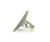MOD Style Silver Ring Huge Oval Swirl Sterling Ring Vintage - Premier Estate Gallery
 - 3