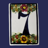 Vintage Porcelain Tile House Numbers Sunflowers Florals Italy, Cottage Hacidenda Talavera Country Style Address Number Tiles - Premier Estate Gallery 4