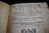 Rare Illustrated Book 1593 Il Trinciante  Vincenzo Cervio  Reale Fusoritto, The Carver