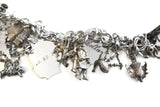 Vintage Sterling Silver Charm Bracelet 20 Charms Bagpipes - Premier Estate Gallery 3