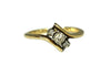 Vintage 14k Yellow Gold Diamond Promise Ring Dainty - Premier Estate Gallery 1