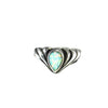 Vintage Opal Pinky Ring Mexican Sterling Silver Signed Ott - Premier Estate Gallery 1